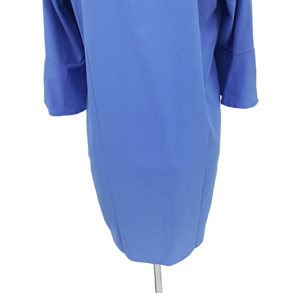 Coolibar Sun Protection UPF 50+ Blue Dress Coverup Size S Bell Sleeve Shift - Picture 12 of 15